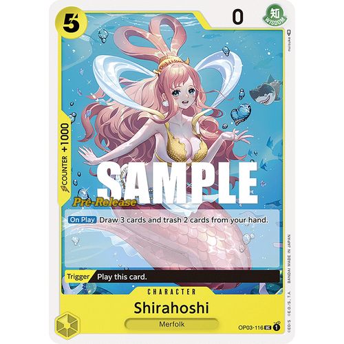 Shirahoshi (OP03 - 116) [Pillars of Strength Pre - Release Cards] - PokéBox Australia