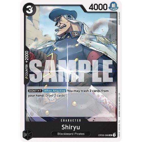 Shiryu (Reprint) (OP09 - 088) [Starter Deck 27: BLACK Marshall.D.Teach] - PokéBox Australia