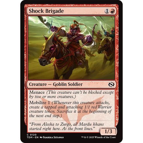 Shock Brigade (120) (Tarkir: Dragonstorm) - PokéBox Australia