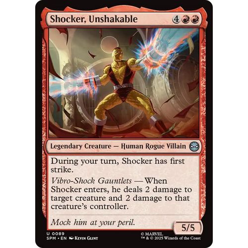 Shocker, Unshakable (89) (Marvel's Spider - Man) - PokéBox Australia