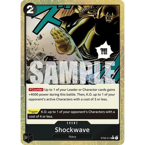 Shockwave (Textured Foil) (ST06 - 014) [Premium Booster - The Best - ] - PokéBox Australia