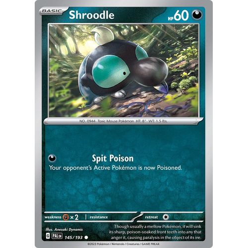 Shroodle (145/193) [SV02: Paldea Evolved] - PokéBox Australia