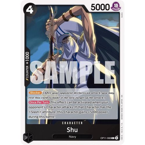 Shu (OP11 - 088) [A Fist of Divine Speed] - PokéBox Australia