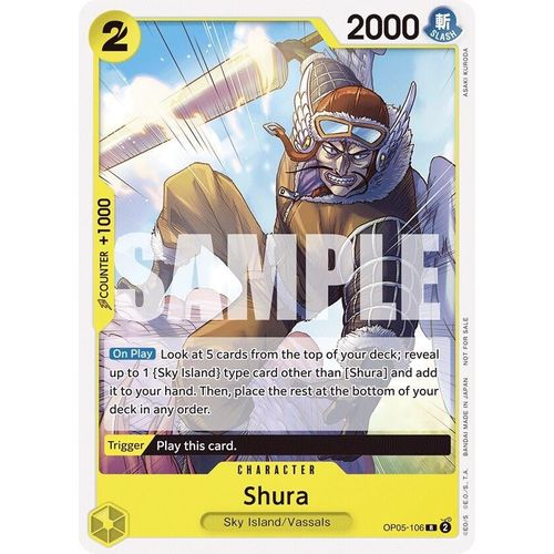 Shura (Tournament Pack Vol. 7) (OP05 - 106) [One Piece Promotion Cards] - PokéBox Australia