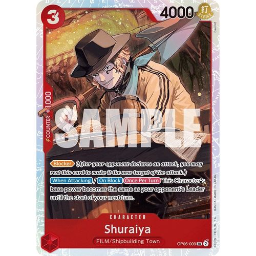 Shuraiya (OP06 - 009) [Wings of the Captain] - PokéBox Australia