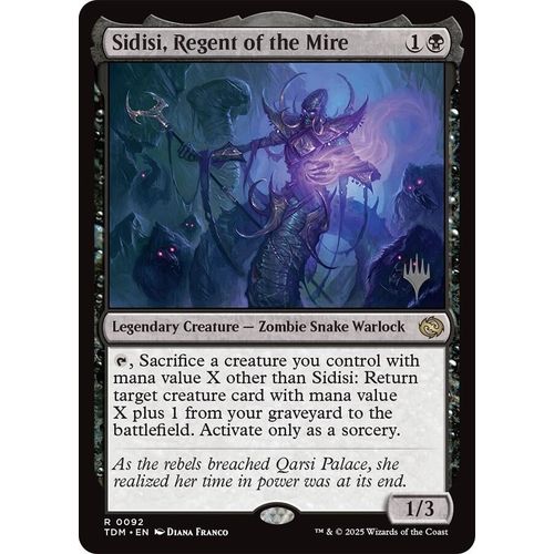 Sidisi, Regent of the Mire (92) (Promo Pack: Tarkir: Dragonstorm) - PokéBox Australia