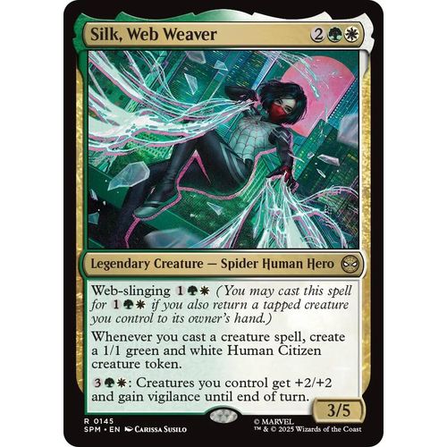 Silk, Web Weaver (145) (Marvel's Spider - Man) - PokéBox Australia