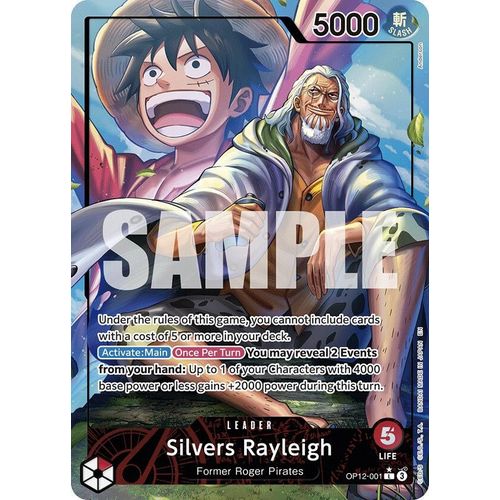 Silvers Rayleigh (Alternate Art) (OP12 - 001) (Legacy of the Master) - PokéBox Australia