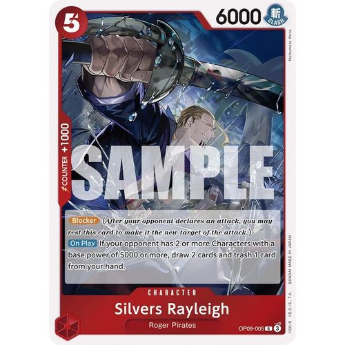 Silvers Rayleigh (OP09 - 005) [Emperors in the New World] - PokéBox Australia