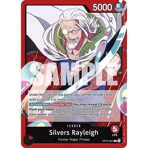 Silvers Rayleigh (OP12 - 001) (Legacy of the Master) - PokéBox Australia