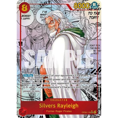 Silvers Rayleigh (Parallel) (Manga) (OP08 - 118) [Two Legends] - PokéBox Australia