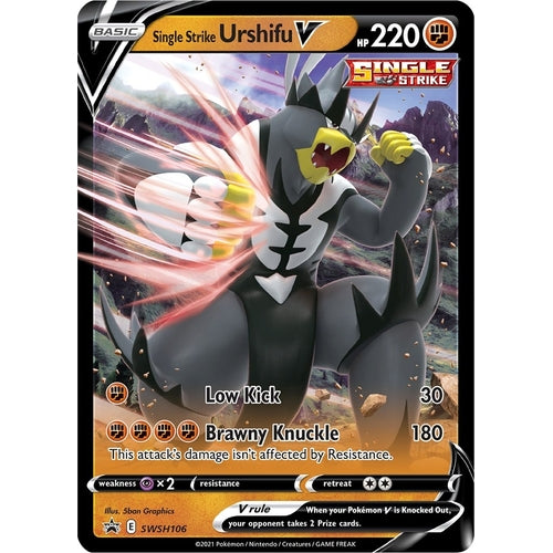 Single Strike Urshifu V - SWSH106 (SWSH106) (SWSH: Sword & Shield Promo Cards) - PokéBox Australia