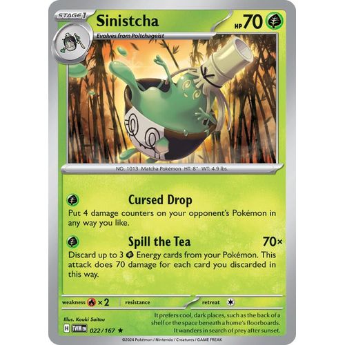Sinistcha (022/167) [SV06: Twilight Masquerade] - PokéBox Australia