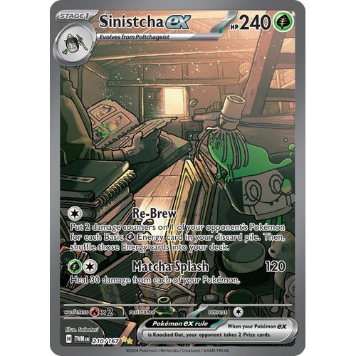 Sinistcha ex (210/167) [SV06: Twilight Masquerade] - PokéBox Australia