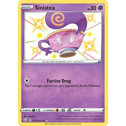 Sinistea (SV052/SV122) (Shining Fates: Shiny Vault) - PokéBox Australia