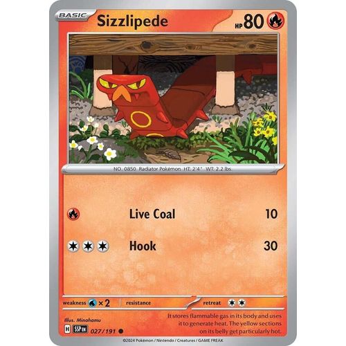 Sizzlipede (027/191) [SV08: Surging Sparks] - PokéBox Australia