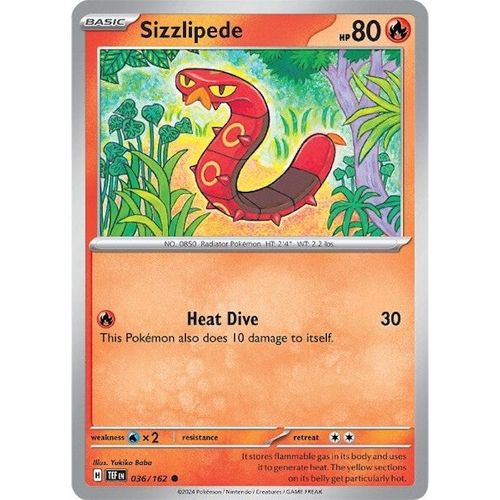 Sizzlipede (036/162) [SV05: Temporal Forces] - PokéBox Australia