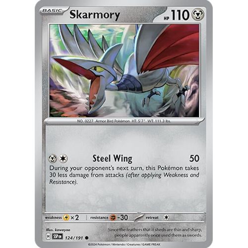 Skarmory (124/191) [SV08: Surging Sparks] - PokéBox Australia