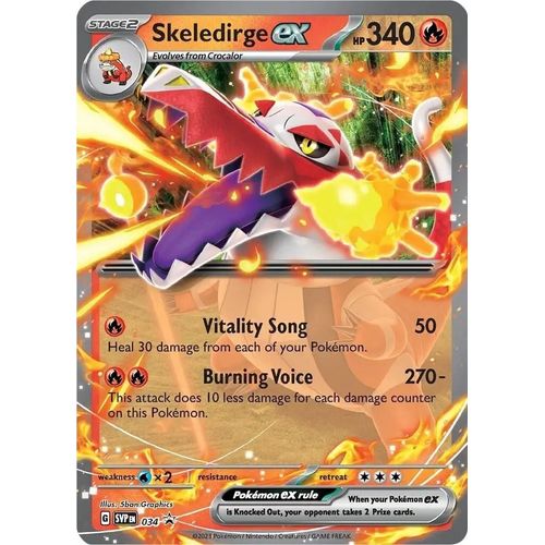 Skeledirge ex - 034 (034) (SV: Scarlet & Violet Promo Cards) - PokéBox Australia