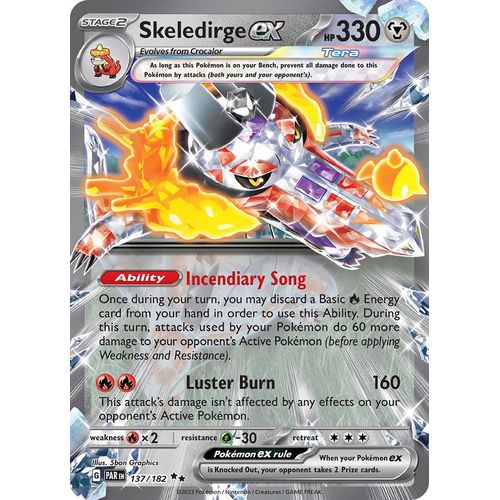 Skeledirge ex (137/182) [SV04: Paradox Rift] - PokéBox Australia