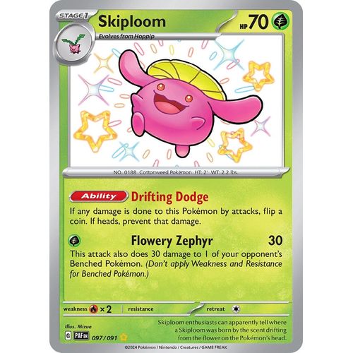 Skiploom (097/091) [SV: Paldean Fates] - PokéBox Australia