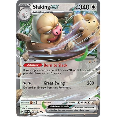 Slaking ex (147/191) [SV08: Surging Sparks] - PokéBox Australia