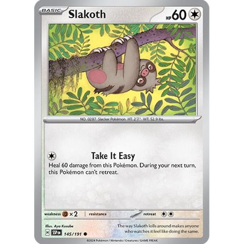 Slakoth (145/191) [SV08: Surging Sparks] - PokéBox Australia