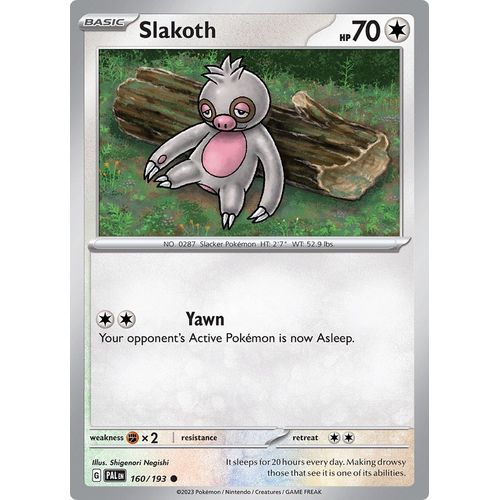 Slakoth (160/193) [SV02: Paldea Evolved] - PokéBox Australia