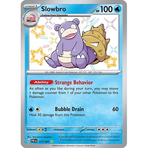 Slowbro (117/091) [SV: Paldean Fates] - PokéBox Australia