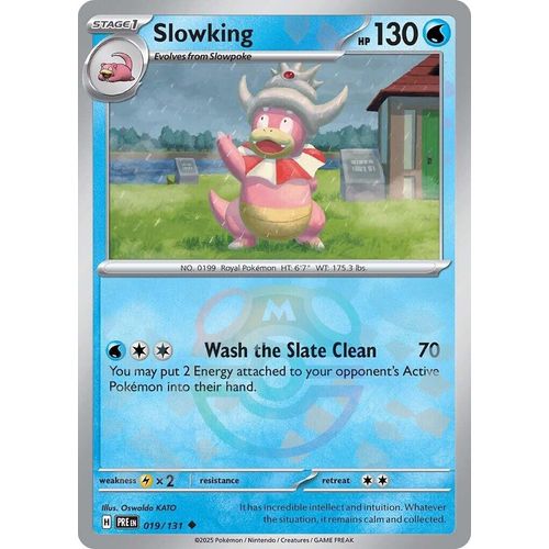 Slowking (Master Ball Pattern) (019/131) [SV: Prismatic Evolutions] - PokéBox Australia
