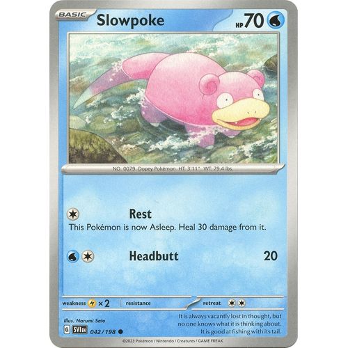 Slowpoke (042/198) [SV01: Scarlet & Violet Base Set] - PokéBox Australia