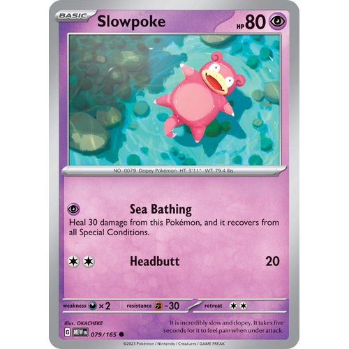 Slowpoke (079/165) [SV: Scarlet & Violet 151] - PokéBox Australia