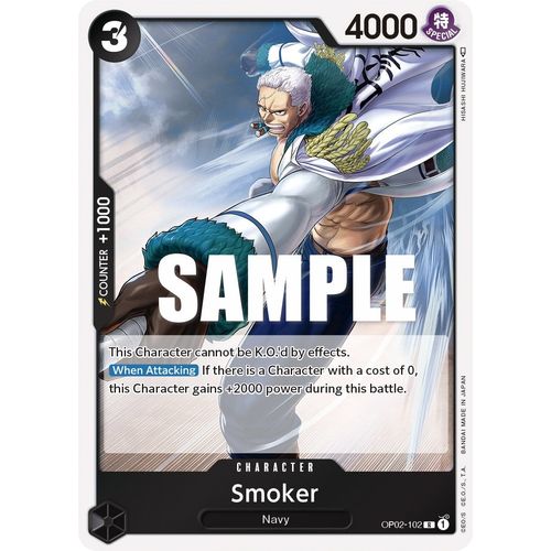 Smoker (102) (OP02 - 102) [Paramount War] - PokéBox Australia