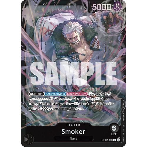 Smoker (OP02 - 093) (OP02 - 093) [Starter Deck 19: BLACK Smoker] - PokéBox Australia