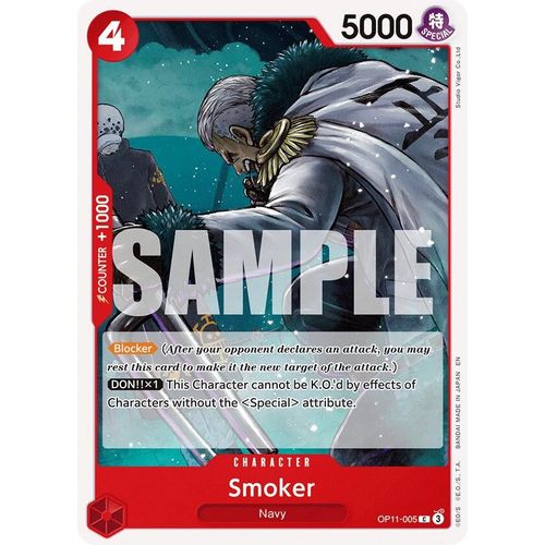 Smoker (OP11 - 005) [A Fist of Divine Speed] - PokéBox Australia