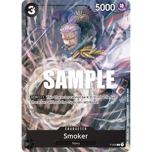 Smoker (Pre - Release) (P - 025) [One Piece Promotion Cards] - PokéBox Australia