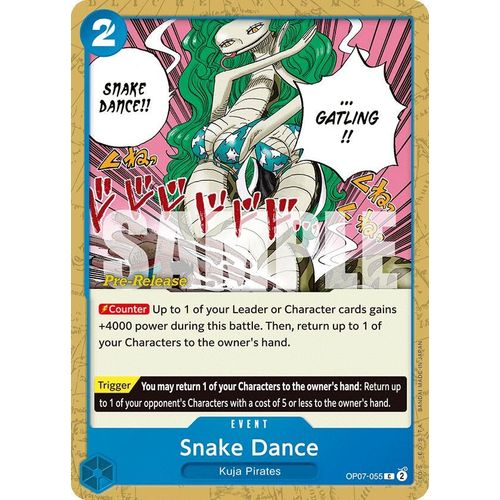 Snake Dance (OP07 - 055) [500 Years in the Future Pre - Release Cards] - PokéBox Australia