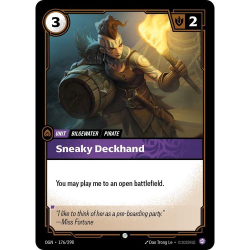 Sneaky Deckhand (176/298) (Origins) - PokéBox Australia