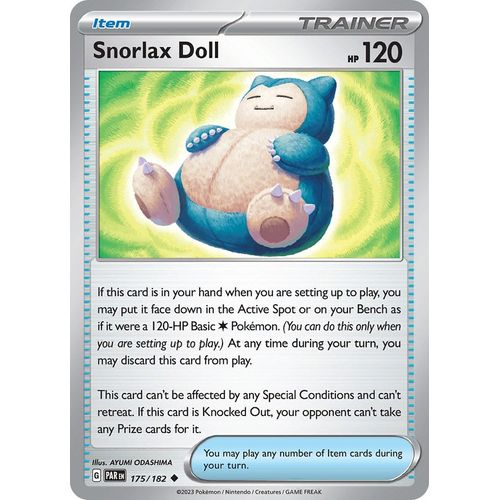 Snorlax Doll (175/182) [SV04: Paradox Rift] - PokéBox Australia