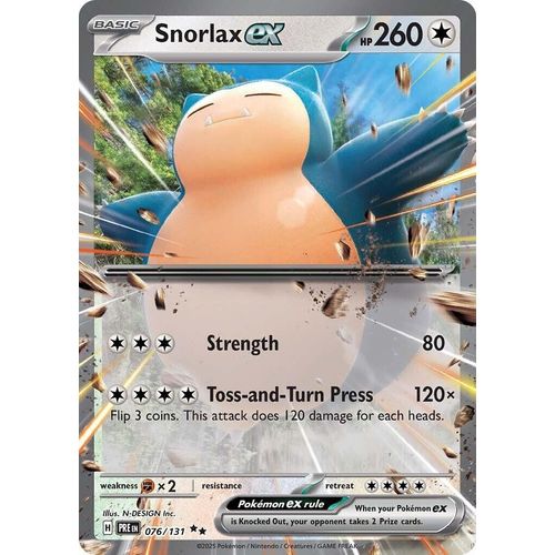 Snorlax ex (076/131) [SV: Prismatic Evolutions] - PokéBox Australia