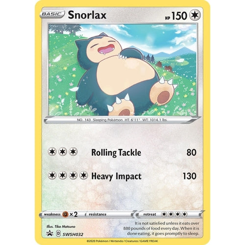 Snorlax - SWSH032 (SWSH032) (SWSH: Sword & Shield Promo Cards) - PokéBox Australia