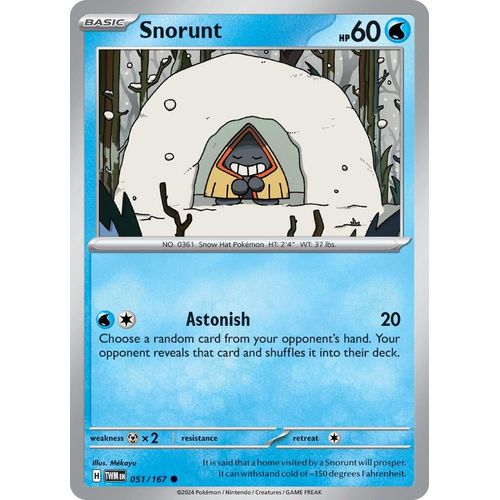 Snorunt (051/167) [SV06: Twilight Masquerade] - PokéBox Australia
