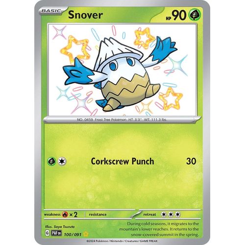 Snover (100/091) [SV: Paldean Fates] - PokéBox Australia