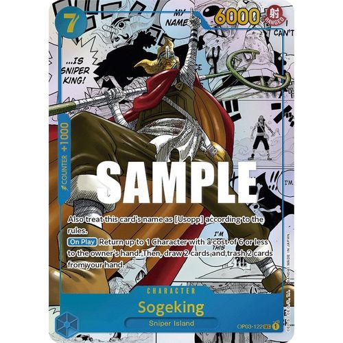 Sogeking (Alternate Art) (Manga) (OP03 - 122) [Pillars of Strength] - PokéBox Australia