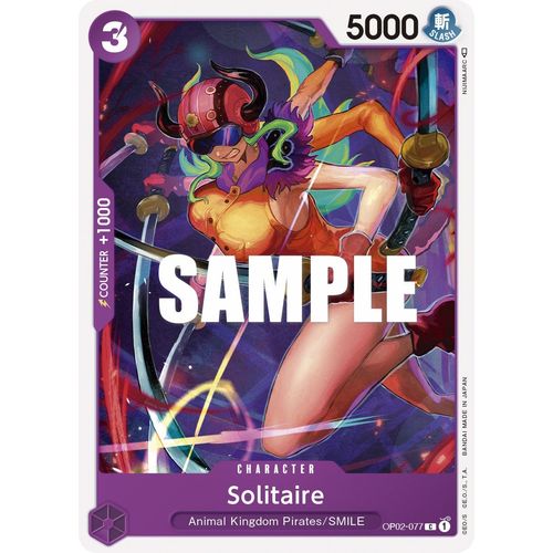 Solitaire (OP02 - 077) [Paramount War] - PokéBox Australia