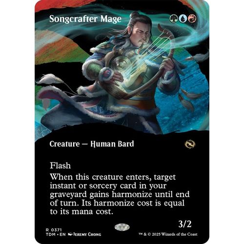Songcrafter Mage (Borderless) (371) (Tarkir: Dragonstorm) - PokéBox Australia