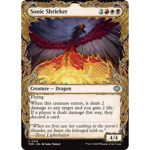 Sonic Shrieker (Showcase) (318) (Tarkir: Dragonstorm) - PokéBox Australia