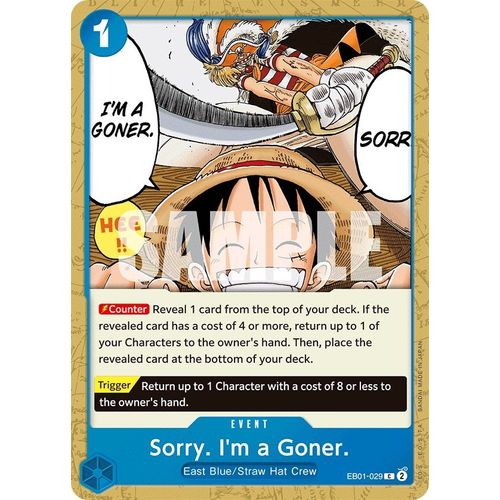 Sorry. I'm a Goner. (EB01 - 029) [Extra Booster: Memorial Collection] - PokéBox Australia