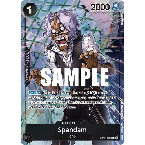 Spandam (Alternate Art) (OP03 - 086) [Pillars of Strength] - PokéBox Australia