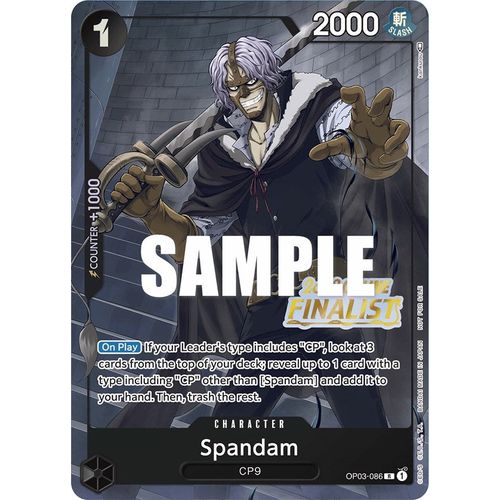 Spandam (Online Regional 2023) [Finalist] (OP03 - 086) [One Piece Promotion Cards] - PokéBox Australia